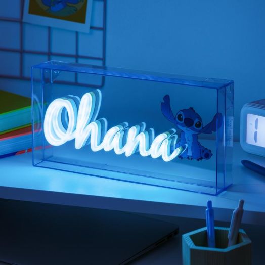 Stitch Ohana LED Neon Light