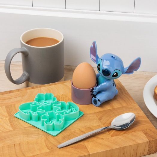 Stitch Egg Cup and Toast Cutter Set