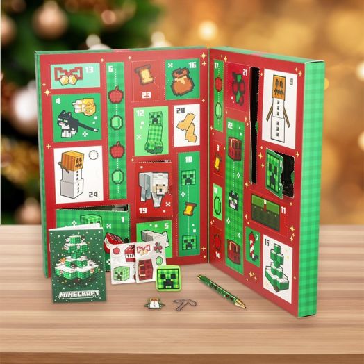 Minecraft Stationery 24 Days Advent Calendar
