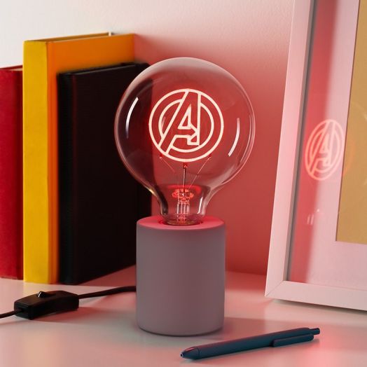 Marvel Avengers LED Neon Bulb Lamp UK