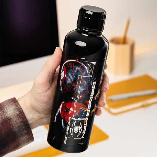 Miles Morales Metal Water Bottle