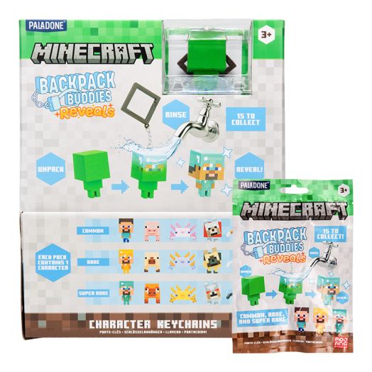 Minecraft Reveals Backpack Buddies CDU 24pcs