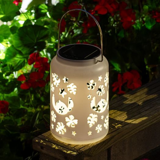 Stitch Solar Projection Lantern