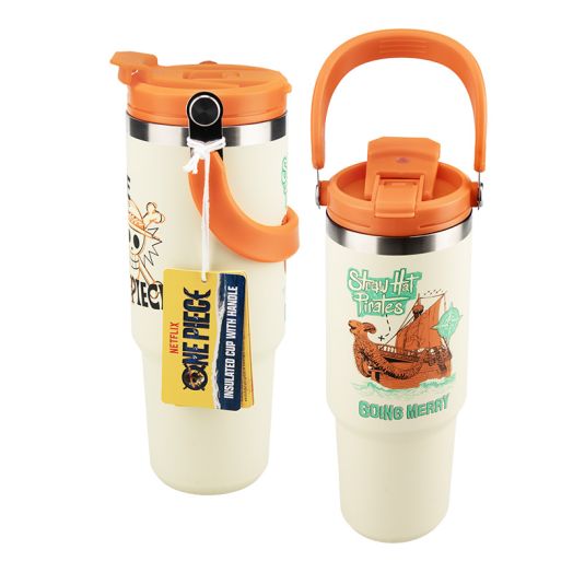 One Piece 900ml Insulated Cup with Top Handle