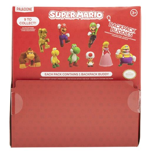 Super Mario Backpack Buddies CDU of 24pcs