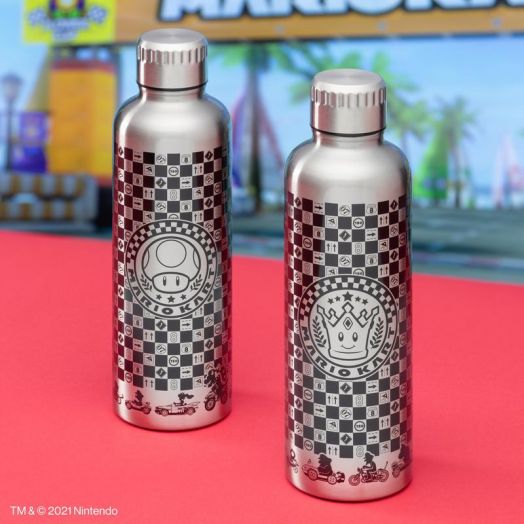 Mario Kart Metal Water Bottle