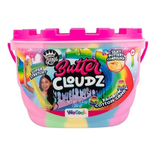 Butter Cloudz Swirls Large Rainbow Cotton Candy