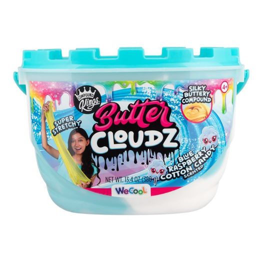 Butter Cloudz Swirls Large Blue Raspberry Cotton Candy