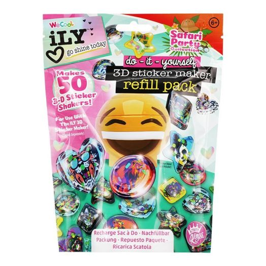3D Sticker Maker ​Refill Packs​ Safari Party