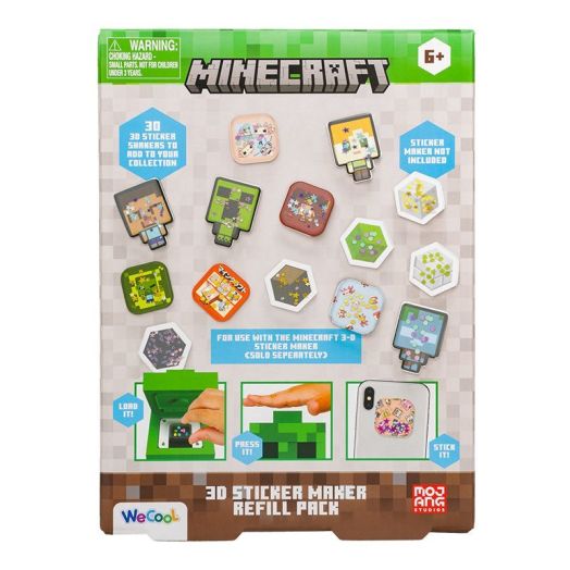 Minecraft 3D Sticker Maker Refill Pack