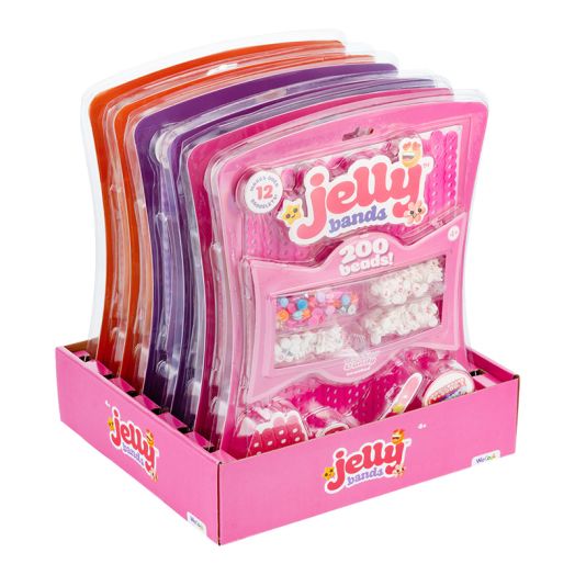 Jelly Bands CDU Cotton Candy Grape Orange Cream