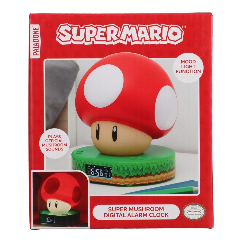 Super Mario Super Mushroom Digital Alarm Clock - Paladone
