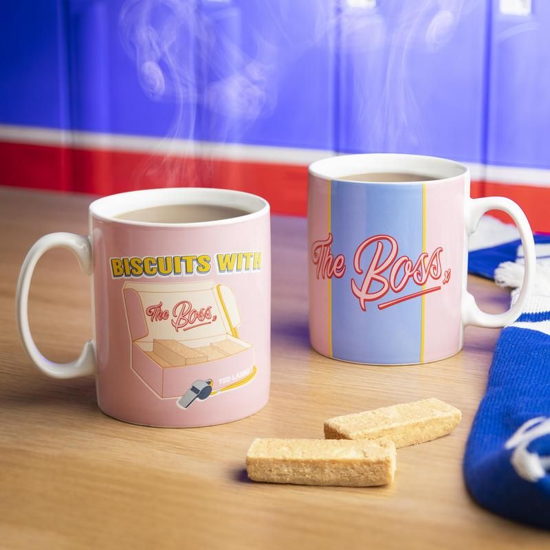 Ted Lasso Biscuits with the Boss Mug Drinkware Paladone