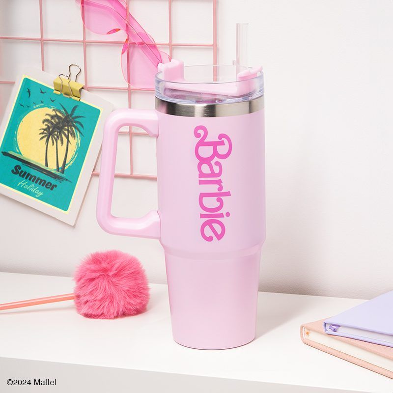 Barbie 1.2L Tumbler Multiway Travel Cup Straw Paladone Trade
