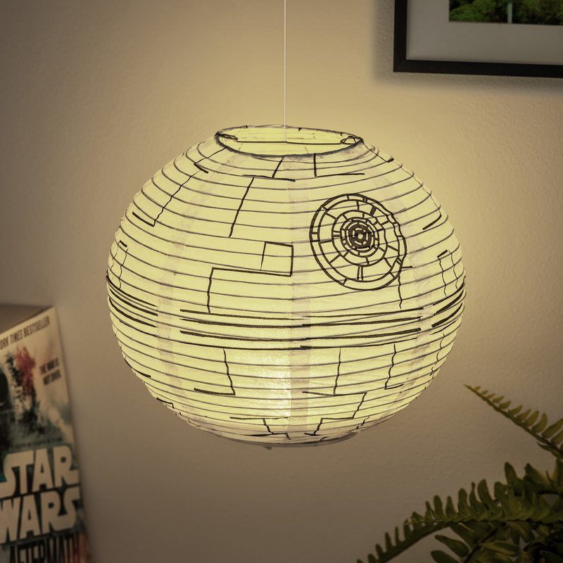 Star Wars Death Star Paper Lantern Desk Lamp - Paladone