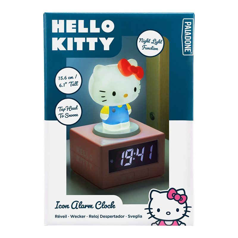Hello Kitty Icon Alarm Clock Night Light - Paladone Trade