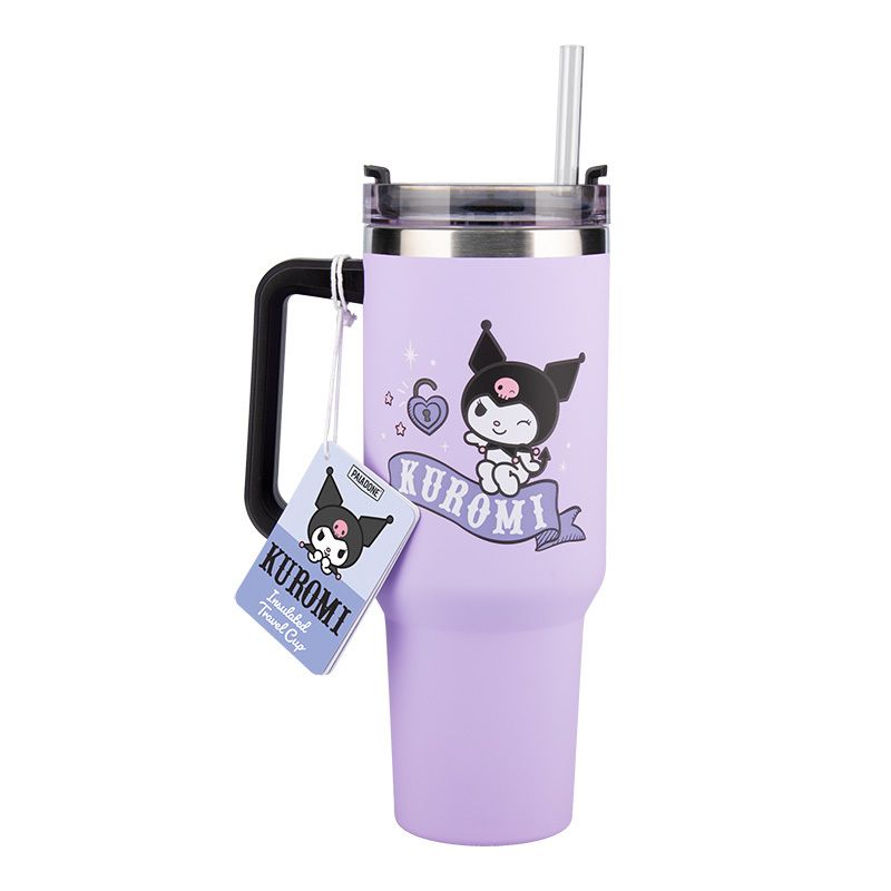 Sanrio Kuromi 900ml Insulated Cup and Straw - Paladone Trade