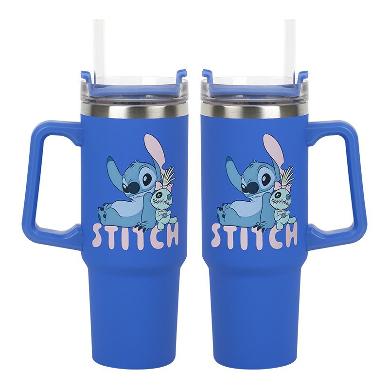 Disney Stitch 900ml Travel Cup & Straw - Paladone Trade