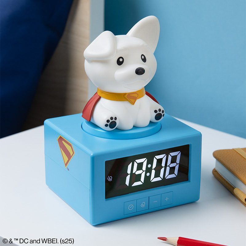 Superman Krypto Dog Icon Alarm Clock - Paladone Trade