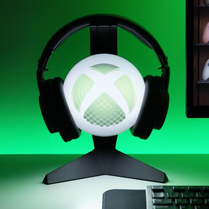  Paladone Xbox Light Up Headphone Stand, Gamer Headset Stand,  Gaming Desk Accessories, Official Xbox Merchandise : Video Games